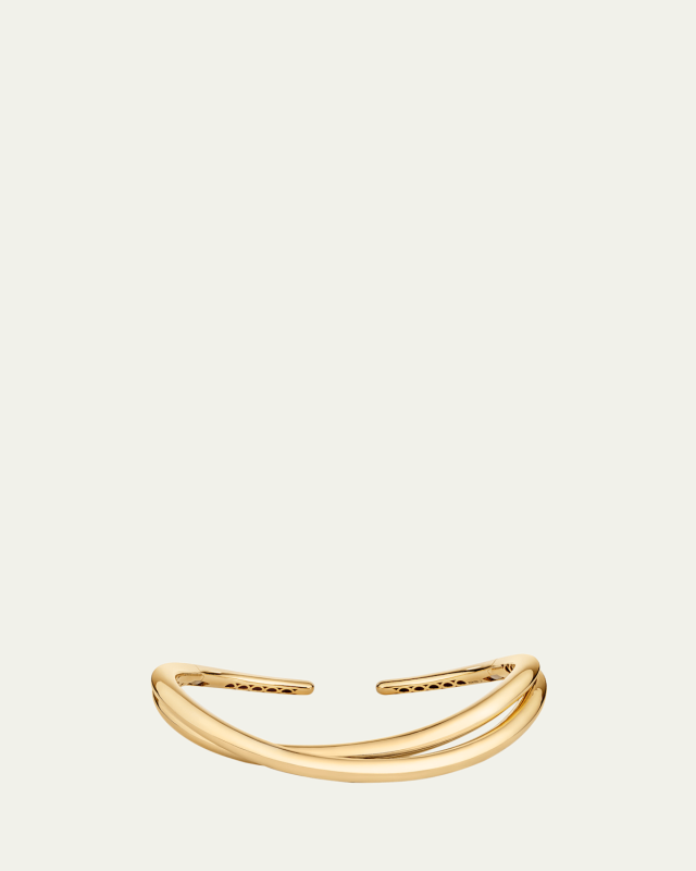 18K Yellow Gold Infinity Loop Necklace